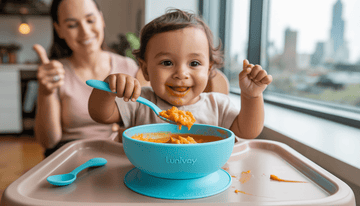 Lunivay Silicone Baby Suction Bowl: Non-Slip & BPA-Free Feeding for USA Families