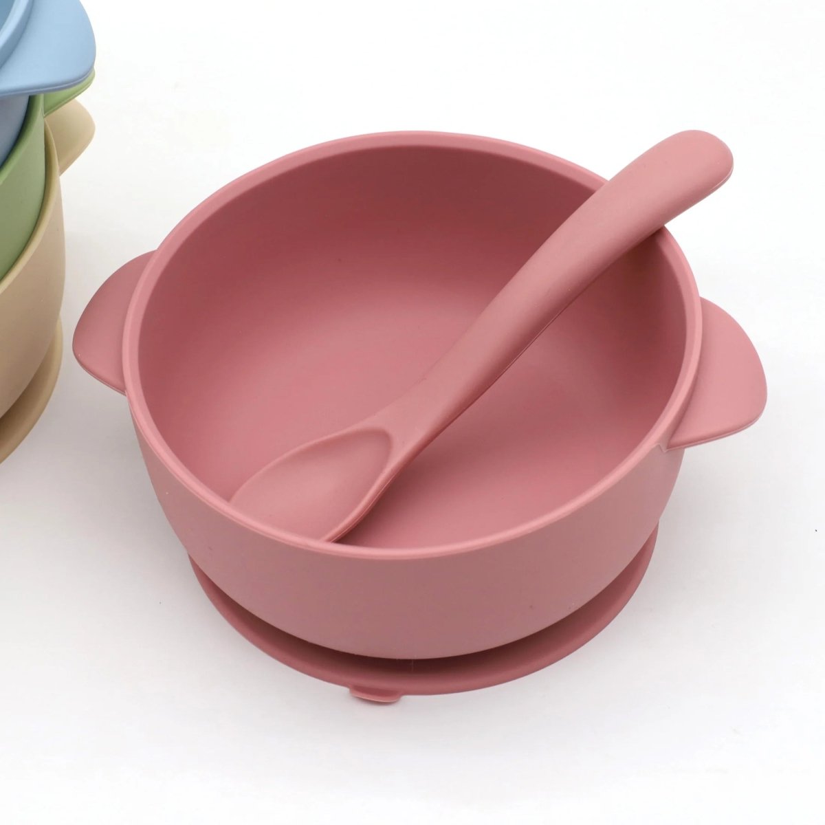 Lunivay Silicone Baby Bowl Set | BPA-Free Suction Bowls with Lids