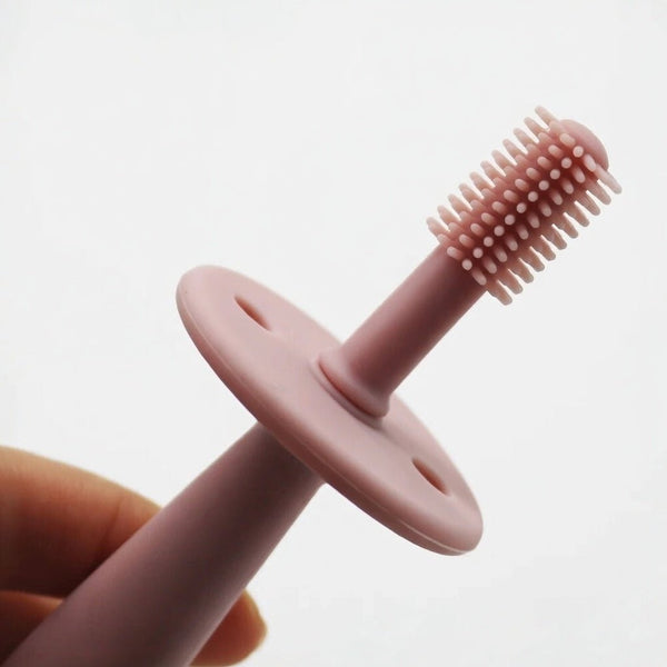 Lunivay Baby Finger Toothbrush | Soft Silicone with Suction Cup